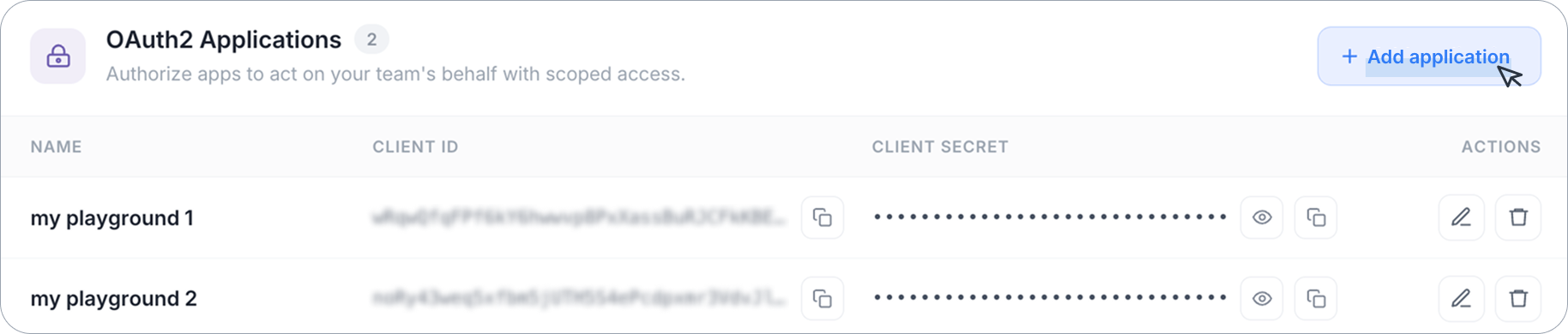 Add application