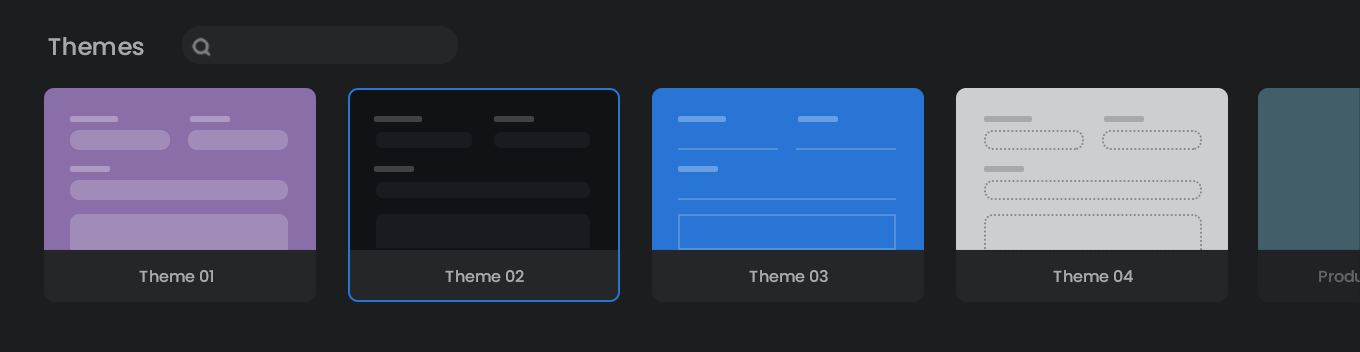 Create form with the templates